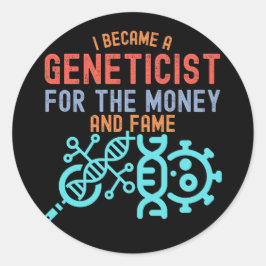 Genetica, Hoofdgeneticus Ronde Sticker