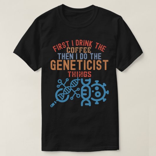 Genetica, Hoofdgeneticus T-shirt (Design voorkant)