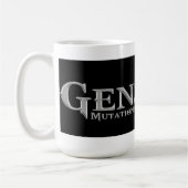 Genetica Mutations gebeuren Coffee Mugs Metallic Koffiemok (Links)