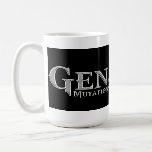 Genetica Mutations gebeuren Coffee Mugs Metallic Koffiemok (Links)