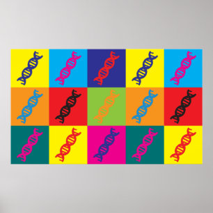 Genetica Pop Art Poster