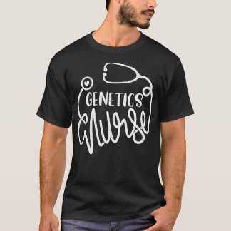 Genetica Verpleegkundige Schattige Volwassene Gene T-shirt