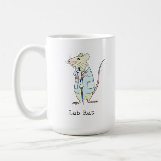 Genetica wetenschaps lab rat koffiemok