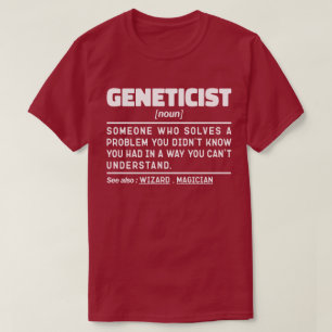 Genetica zelfstandig naamwoord Genetica liefhebber T-shirt
