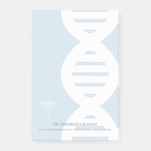 Geneticists DNA Strand Personalized Name Post-it® Notes (Voorkant)