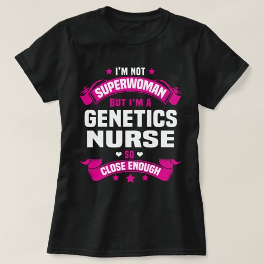 Genetics Nurse T-shirt (Design voorkant)