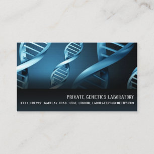 Genetics Private Laboratory Medical Research Visitekaartje