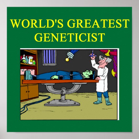 geneticts biologie ontwerp poster (Voorkant)