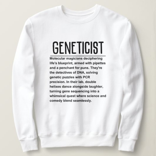 geneticus trui (Design voorkant)