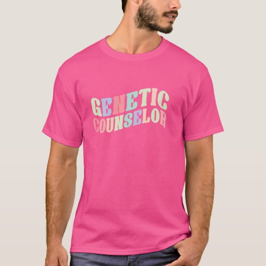 Genetisch adviseur Specialist Medisch Geneticus AD T-shirt (Voorkant)