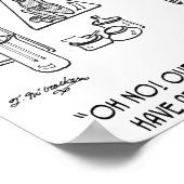 Genetisch Cartoon 0313 Poster (Hoek)