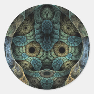 Genetisch geheugen ronde sticker