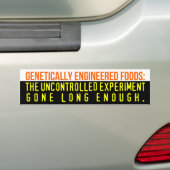Genetisch gemanipuleerde bumpersticker voor levens (Op auto)