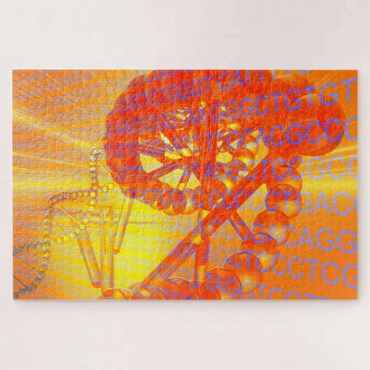 Genetisch onderzoek legpuzzel (Horizontaal)