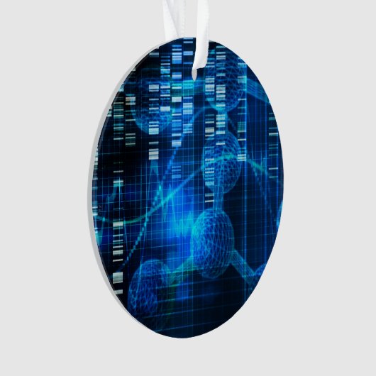 Genetisch wetenschappelijk onderzoek als Abstracte Ornament (voorkant)