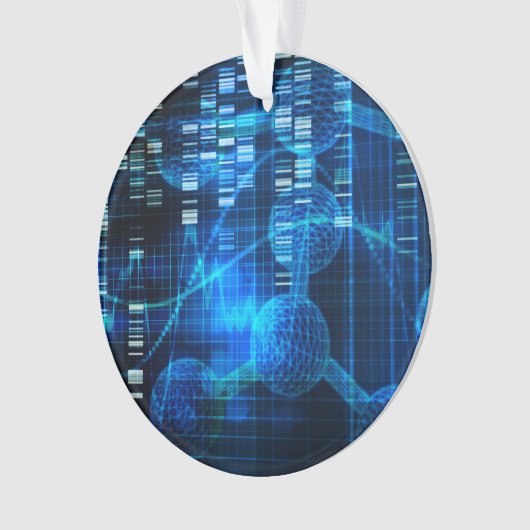 Genetisch wetenschappelijk onderzoek als Abstracte Ornament (voorkant)