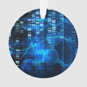 Genetisch wetenschappelijk onderzoek als Abstracte Ornament