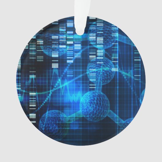 Genetisch wetenschappelijk onderzoek als Abstracte Ornament (voorkant)