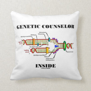Genetische adviseur Inside (DNA-replicatie) Kussen