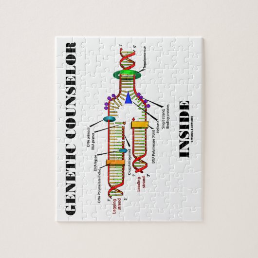 Genetische adviseur Inside (DNA-replicatie) Legpuzzel (Verticaal)