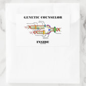 Genetische adviseur Inside (DNA-replicatie) Rechthoekige Sticker (Tas)