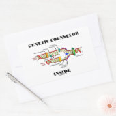 Genetische adviseur Inside (DNA-replicatie) Rechthoekige Sticker (Envelop)