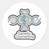 Genetische counseling ronde sticker (Voorkant)