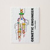 Genetische DNA-replicatie van Engineer Legpuzzel (Verticaal)