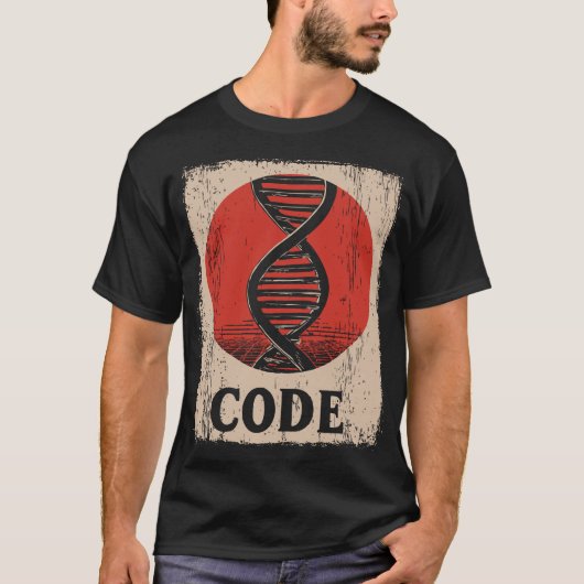 Genetische Echo: Code van Zelf T-shirt (Voorkant)