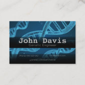 Genetische Engineer visitekaartje (Achterkant)