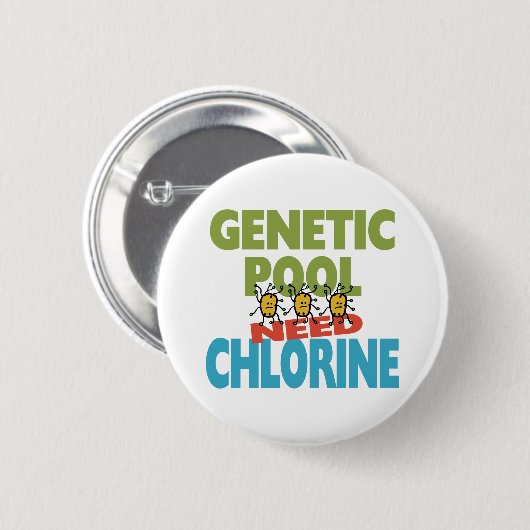 GENETISCHE POOL RONDE BUTTON 5,7 CM (Voorkant /achterkant)