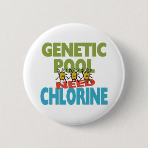 GENETISCHE POOL RONDE BUTTON 5,7 CM