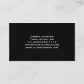 genetische tests-Visitekaartje voor genonderzoek Visitekaartje (Achterkant)