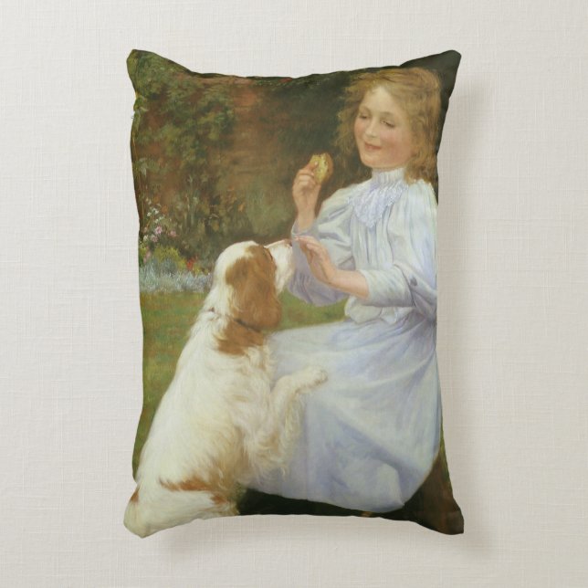 Geneugten van hoop van William Henry Gore Accent Kussen (Voorkant(Verticaal))