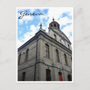 Geneva architectuur briefkaart