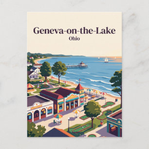 Geneva-on-the-Lake, Ohio Briefkaart