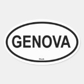 GENEVA OVALE STICKER (Voorkant)