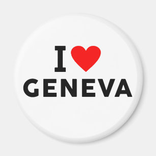 Geneva Zwitserland liefde stad hart als reizen Magneet