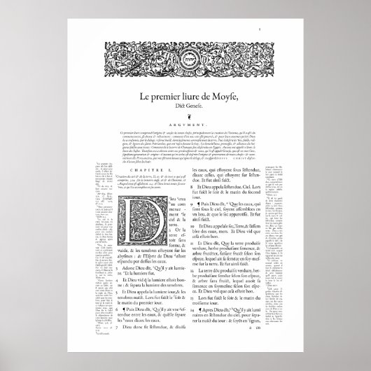 Genève 1564 poster (Voorkant)