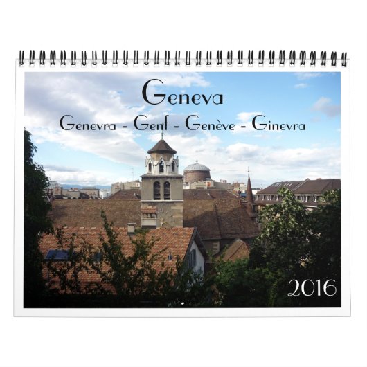 genève 2016 kalender (Hoes)