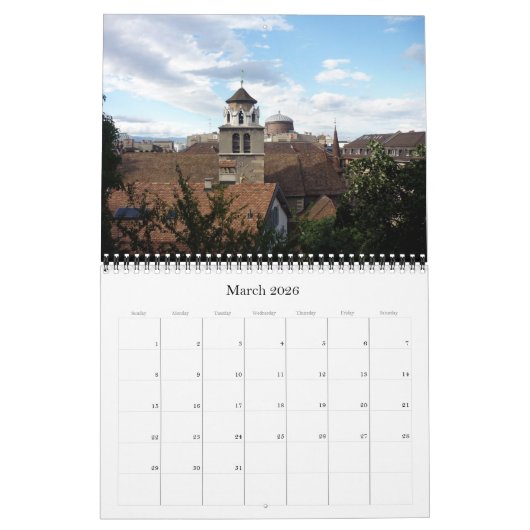 Genève 2026 kalender (Mar 2026)