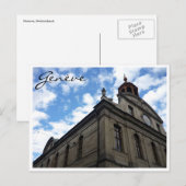 genève-architectuur briefkaart (Voorkant / Achterkant)