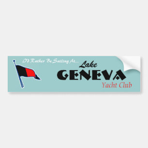 Genève Burgee Bumpersticker