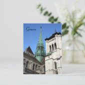 genève cathedraal briefkaart (Staand voorkant)