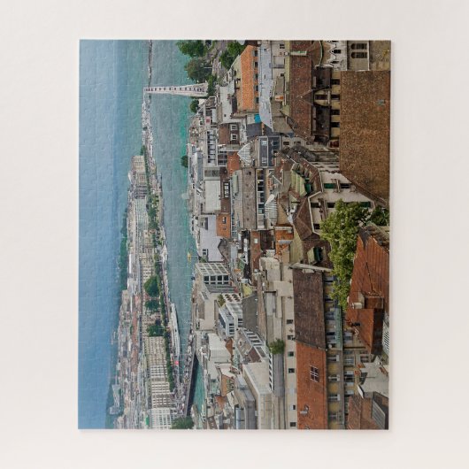Geneve Cityscape Jigsaw Puzzle Legpuzzel (Verticaal)