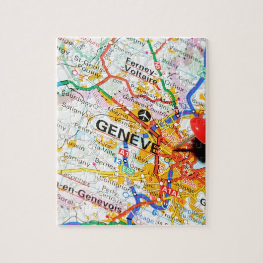 Geneve, Genève, Zwitserland Legpuzzel (Verticaal)