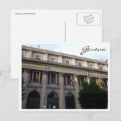 genève hotel briefkaart (Voorkant / Achterkant)