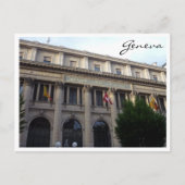 genève hotel briefkaart (Voorkant)