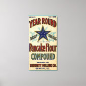 Geneve Illinois Bennett Milling Company Fox River Canvas Afdruk (Voorkant)