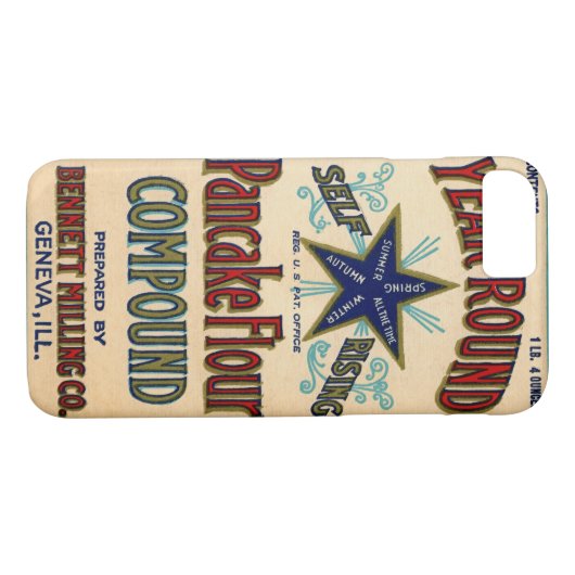 Genève Illinois Bennett Milling Company Pancake Case-Mate iPhone Case (Achterkant (Horizontaal))